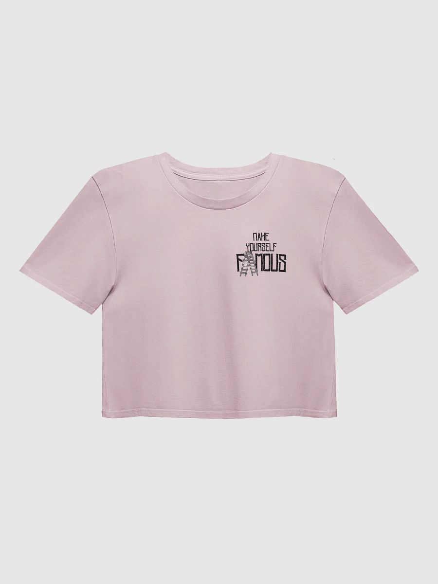 MakeYourselfFamous Cropped Tee in Pink product image (1)
