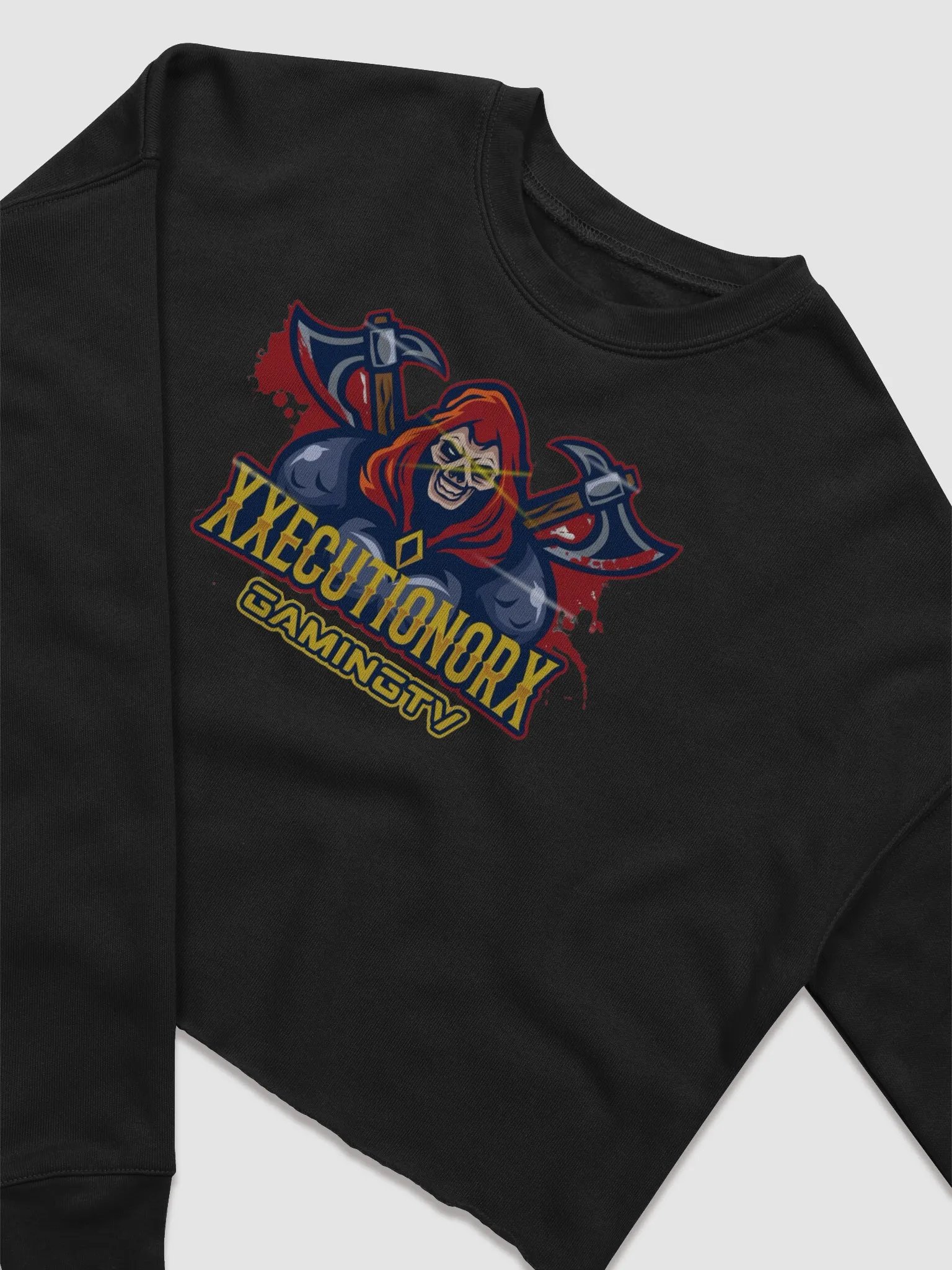 XXECUTIONORX Logo Gaming Crop Sweatshirt product image (11)