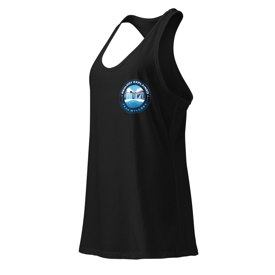 Shaped by Water Racerback Tank Top w/small logo product image (3)