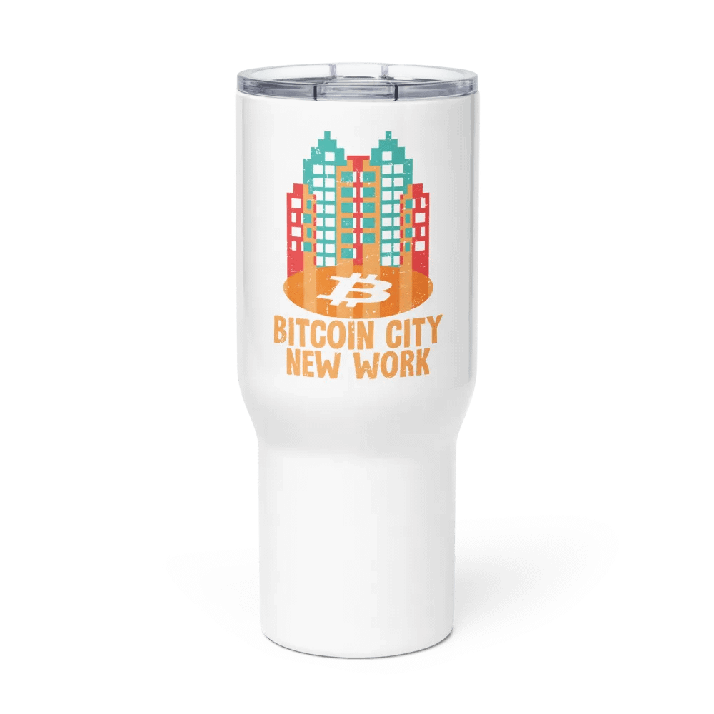 Bitcoin City New York Travel Mug product image (1)