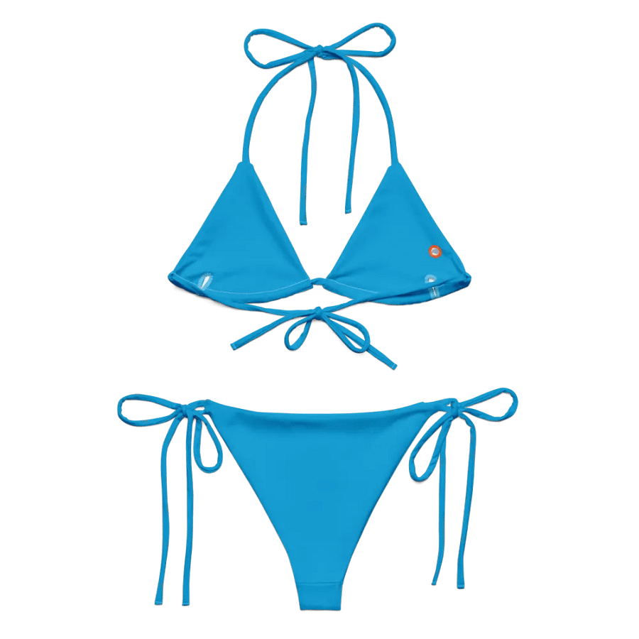 Coral Blue String Bikini Set product image (5)