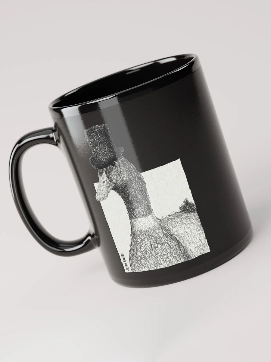 Feathered Gentleman Black Mug product image (3)