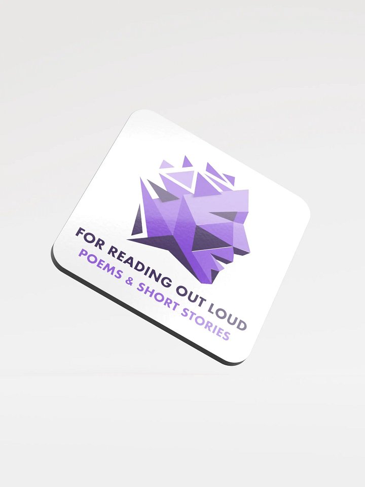 For Reading Out Loud logo Cork Coaster product image (1)