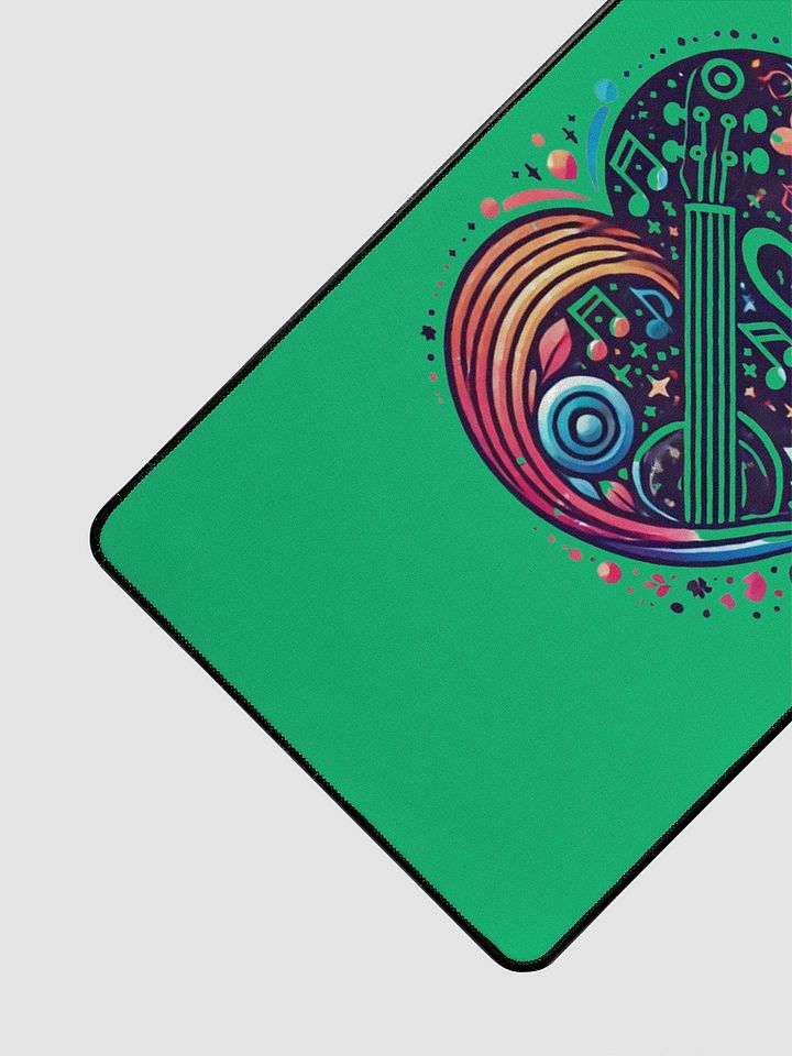 Melodic Heartbeat Desk Mat product image (2)