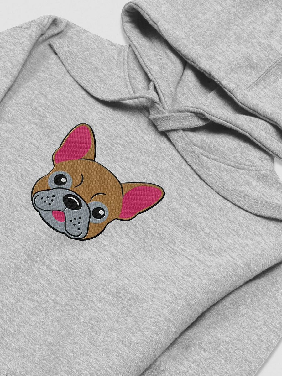 French Bulldog Cartoon Icon Embroidered Unisex Hoodie product image (3)