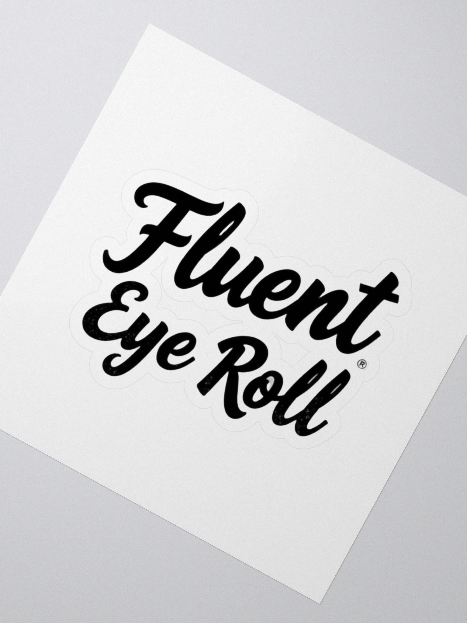 Fluent Eye Roll Kiss Cut Stickers product image (2)