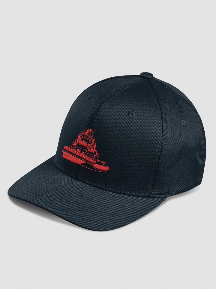 Red Athena tug Fitted Flexfit Cap product image (2)