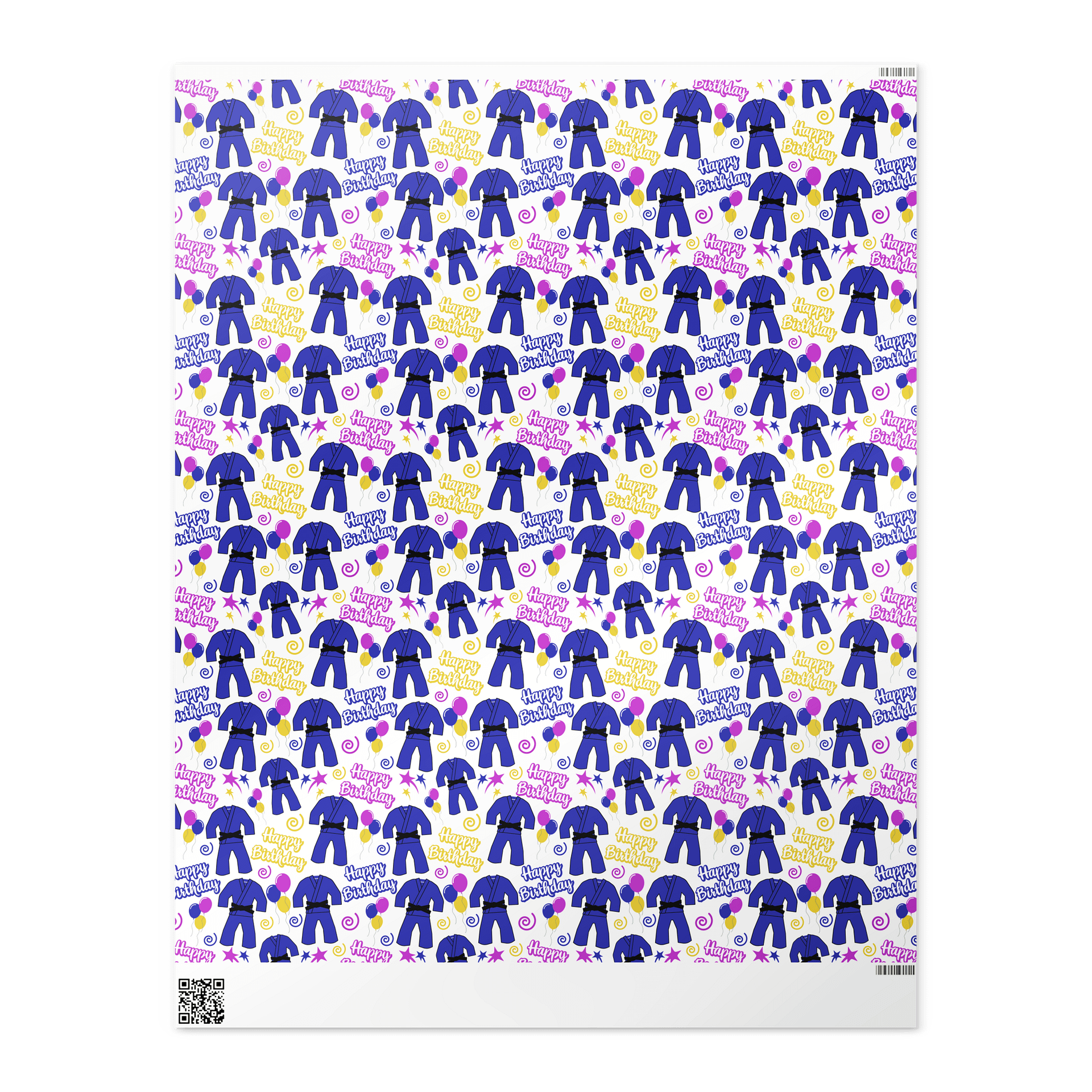 Jiu Jitsu Birthday Wrapping Paper product image (4)