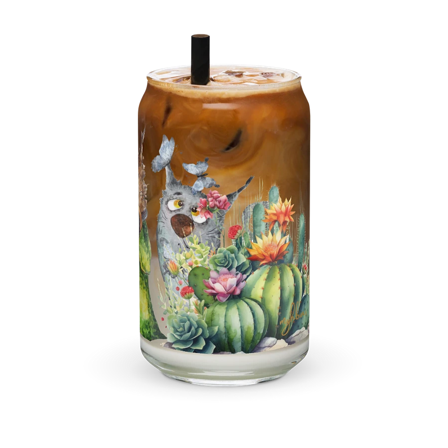 Desert Bloom: A Tale of Resilience Glass Can (16 oz) product image (12)