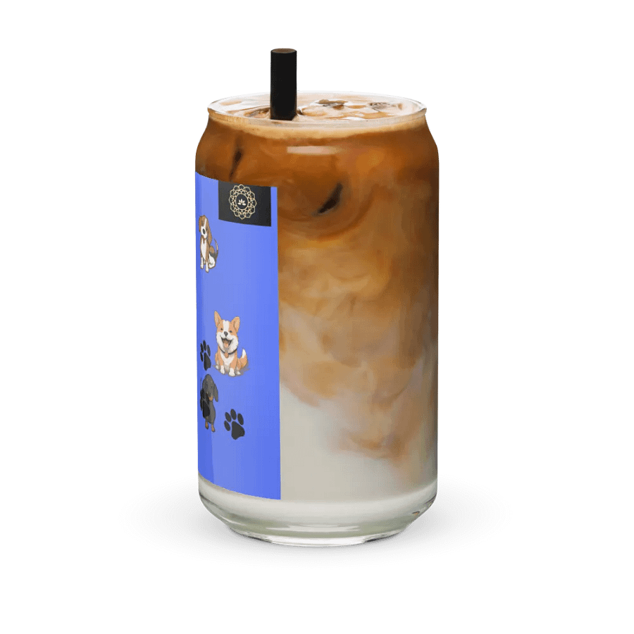 Pawsome Puppies Can-Shaped Glass product image (42)