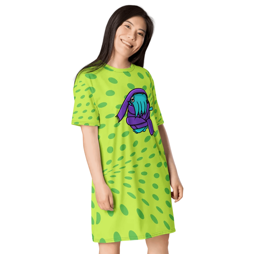 Cuttle Scarf T-Shirt Dress product image (9)