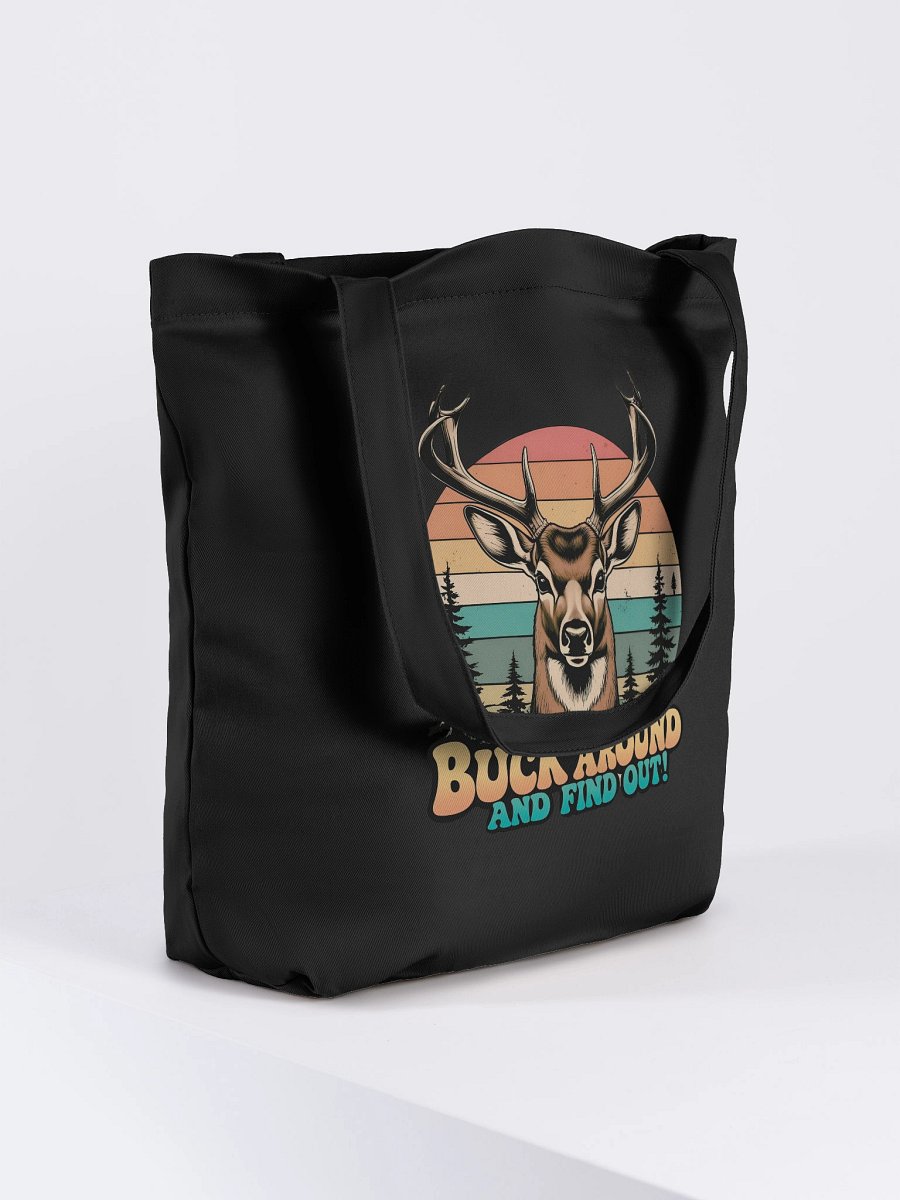 Buck Around Retro Deer Tote Bag product image (7)