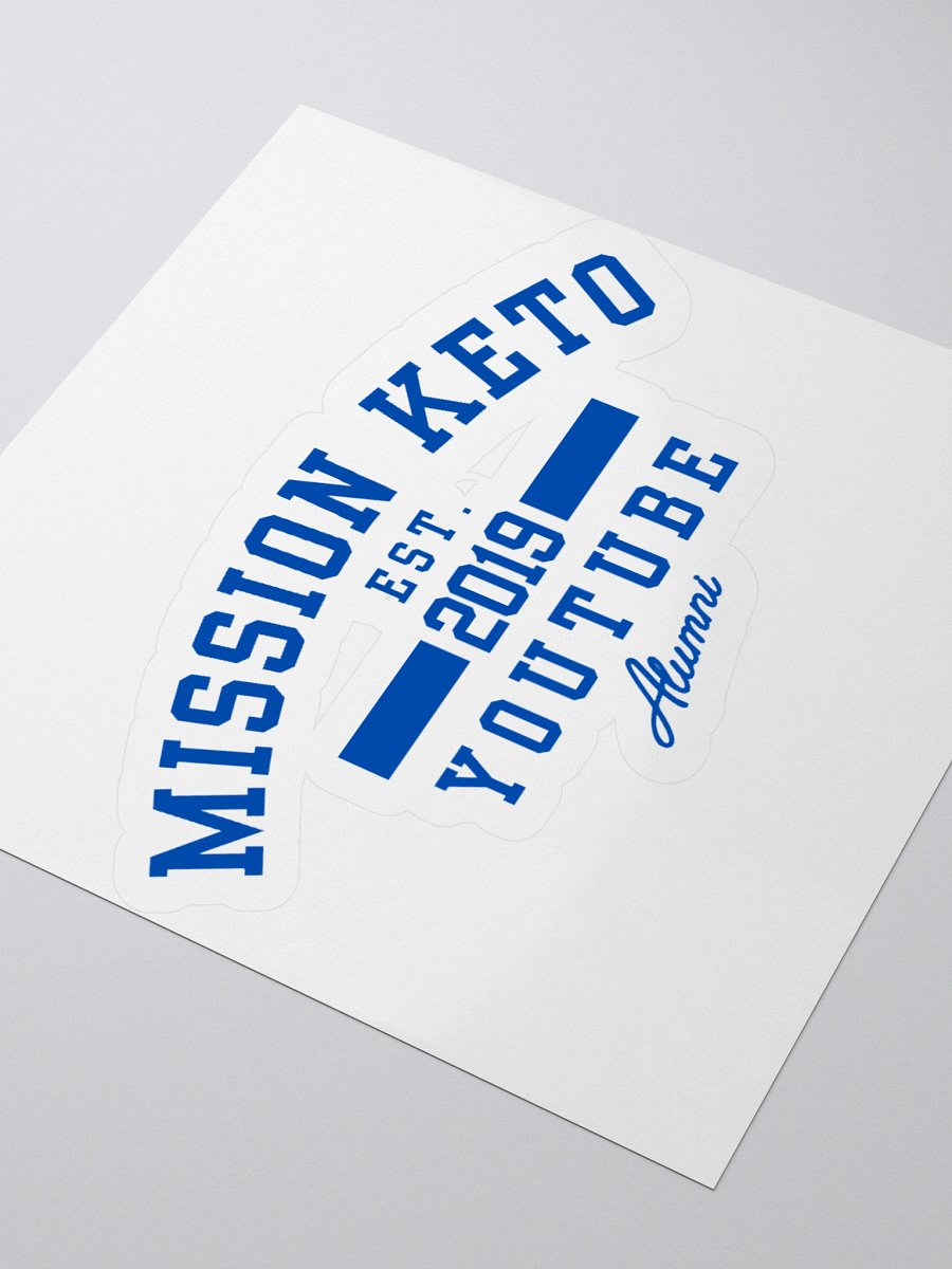 Mission Keto Youtube Alumni Sticker product image (8)