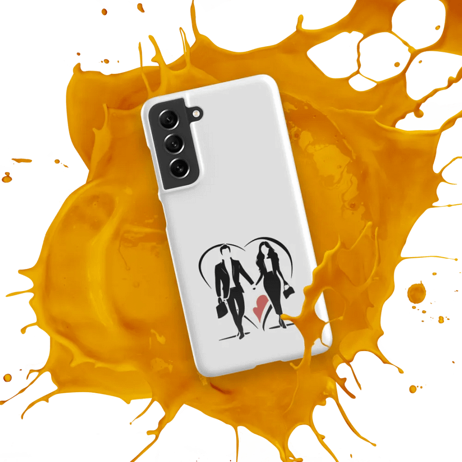 Modern Love Logo Snap Case for Samsung (White) product image (9)