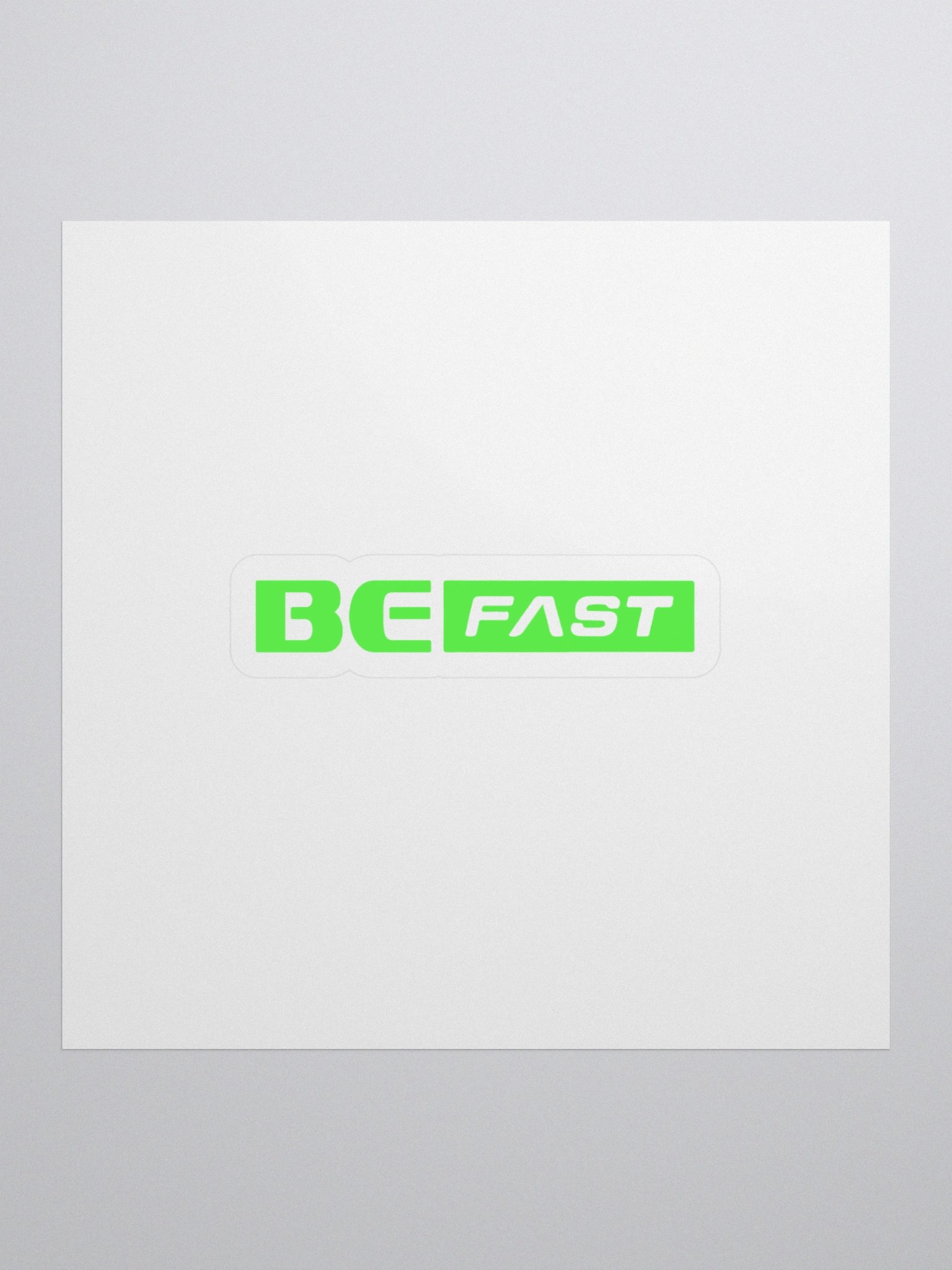 🟩 BEFAST Sticker – Green Edition product image (1)
