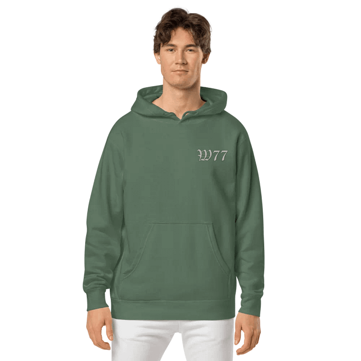 W77 Independent Trading Co. Pigment Dyed Hoodie product image (13)
