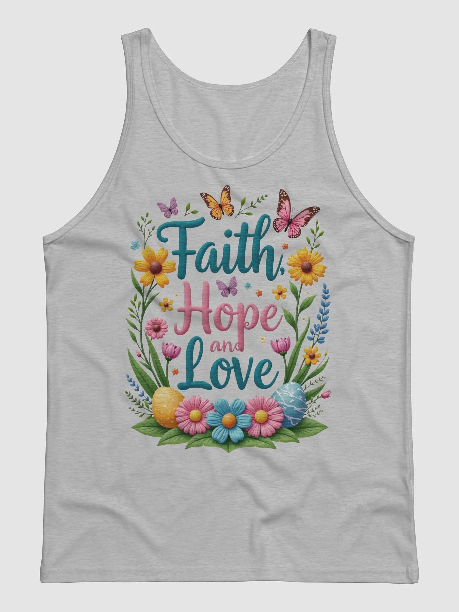 Faith, Hope and Love Floral Tank product image (1)
