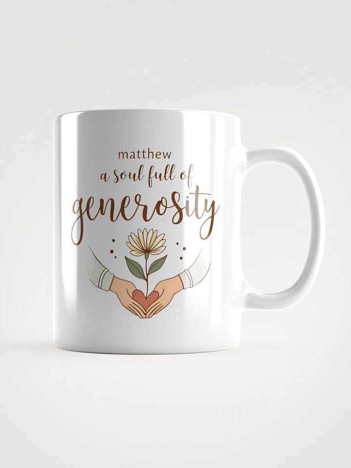 Matthew Mug: A Soul Full of Generosity – The Perfect Personalized Gift product image (1)