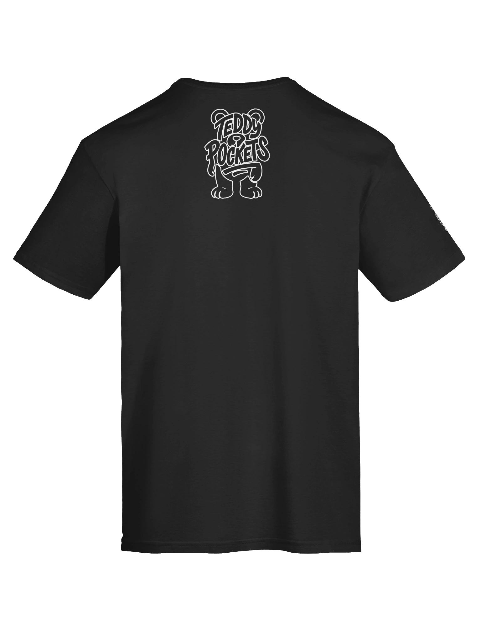 THE MORE YOU ERASE SKULL Graphic T-Shirt White on Black product image (6)