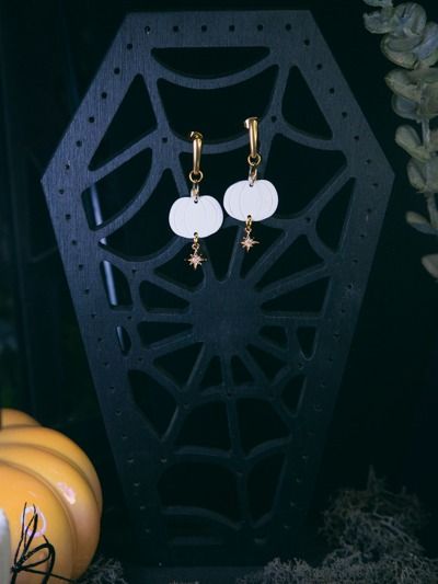 Cinderella Pumpkin Dangles product image (1)