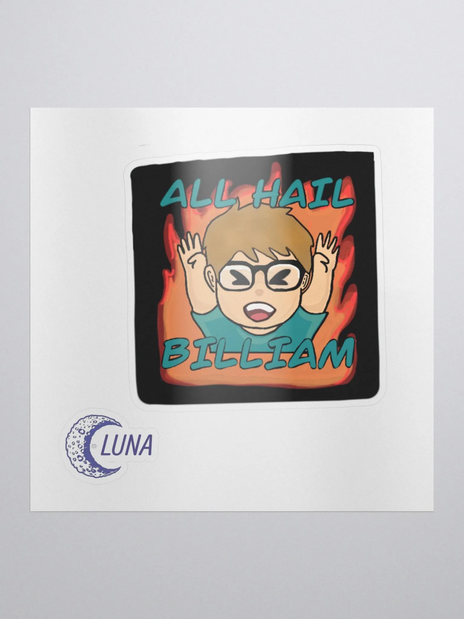 All Hail Billiam Sticker set (Support) product image (1)