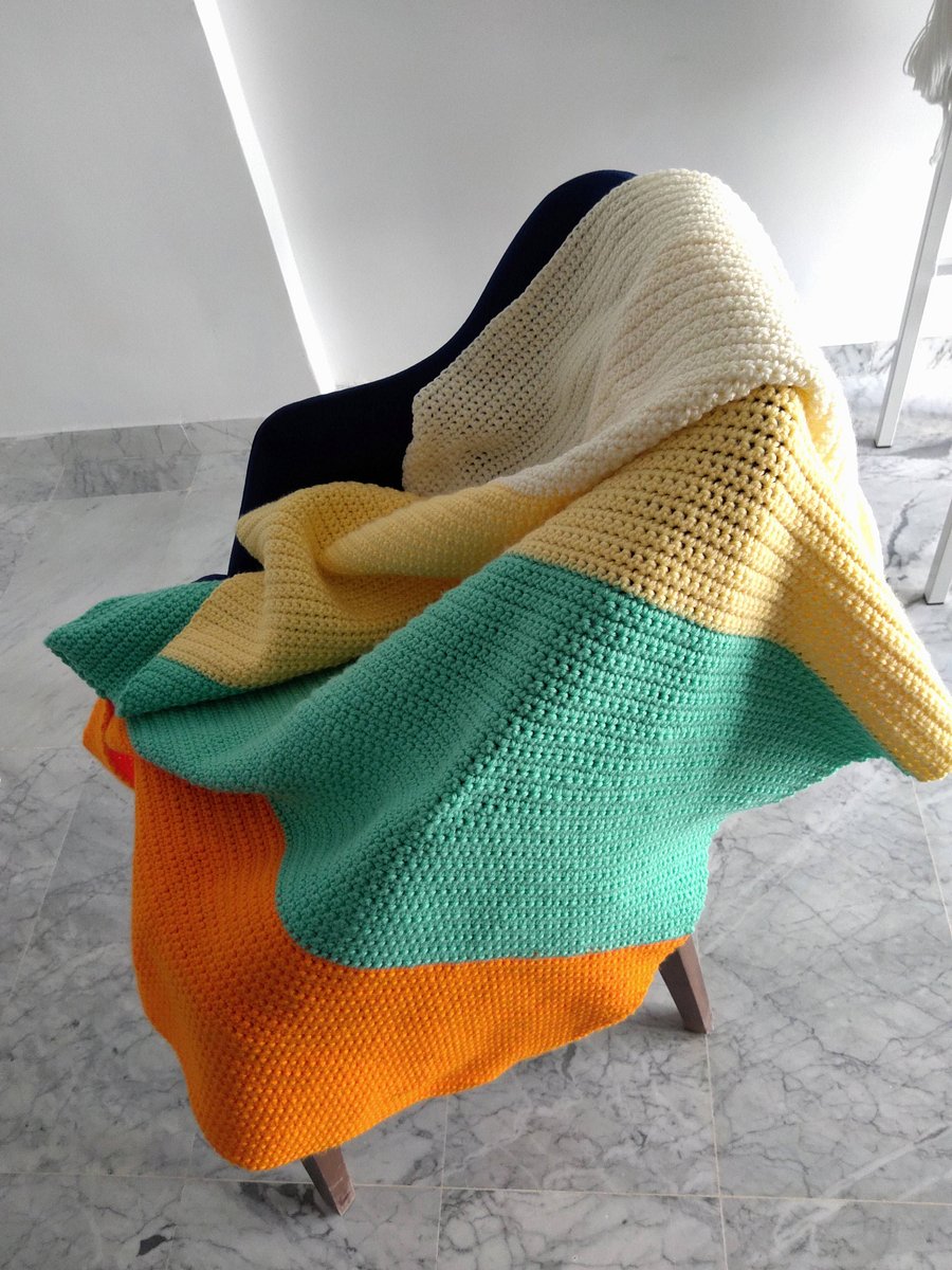 Single crochet blanket pdf pattern product image (3)