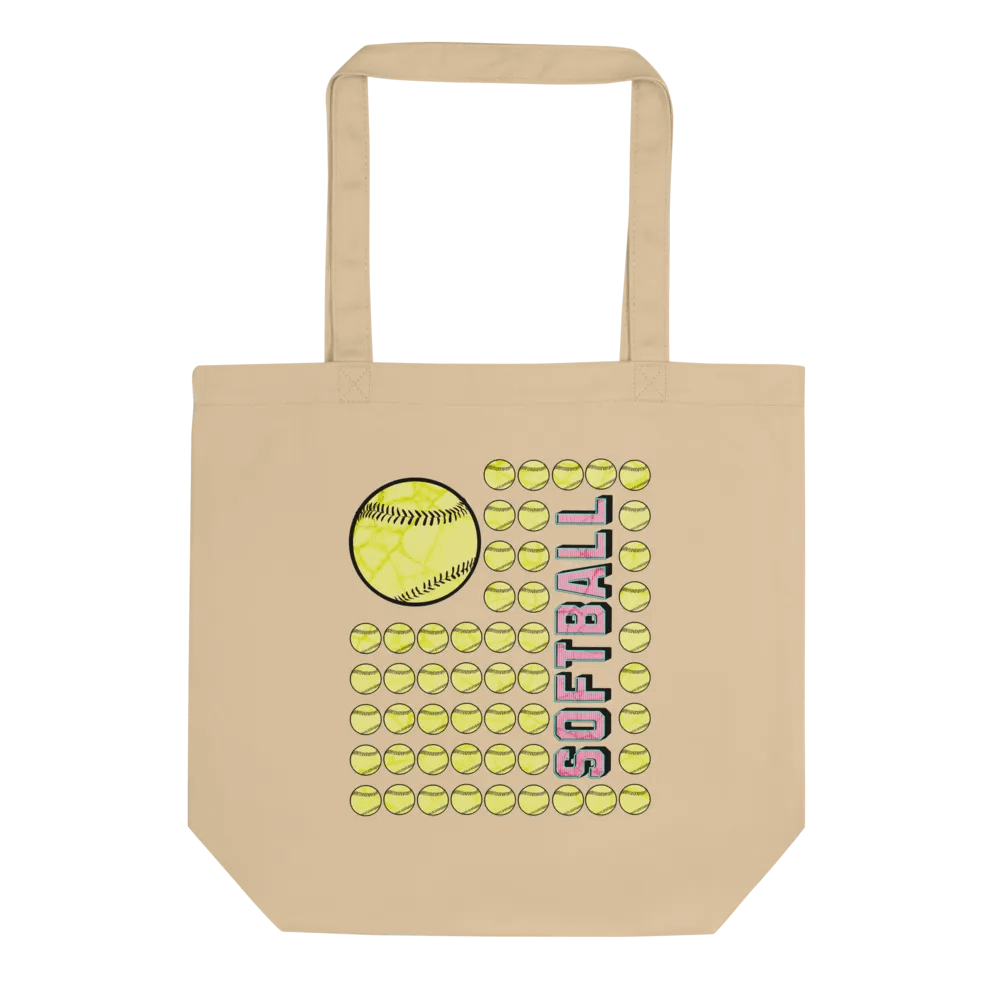 US Flag Softball Splendor Eco Tote product image (1)