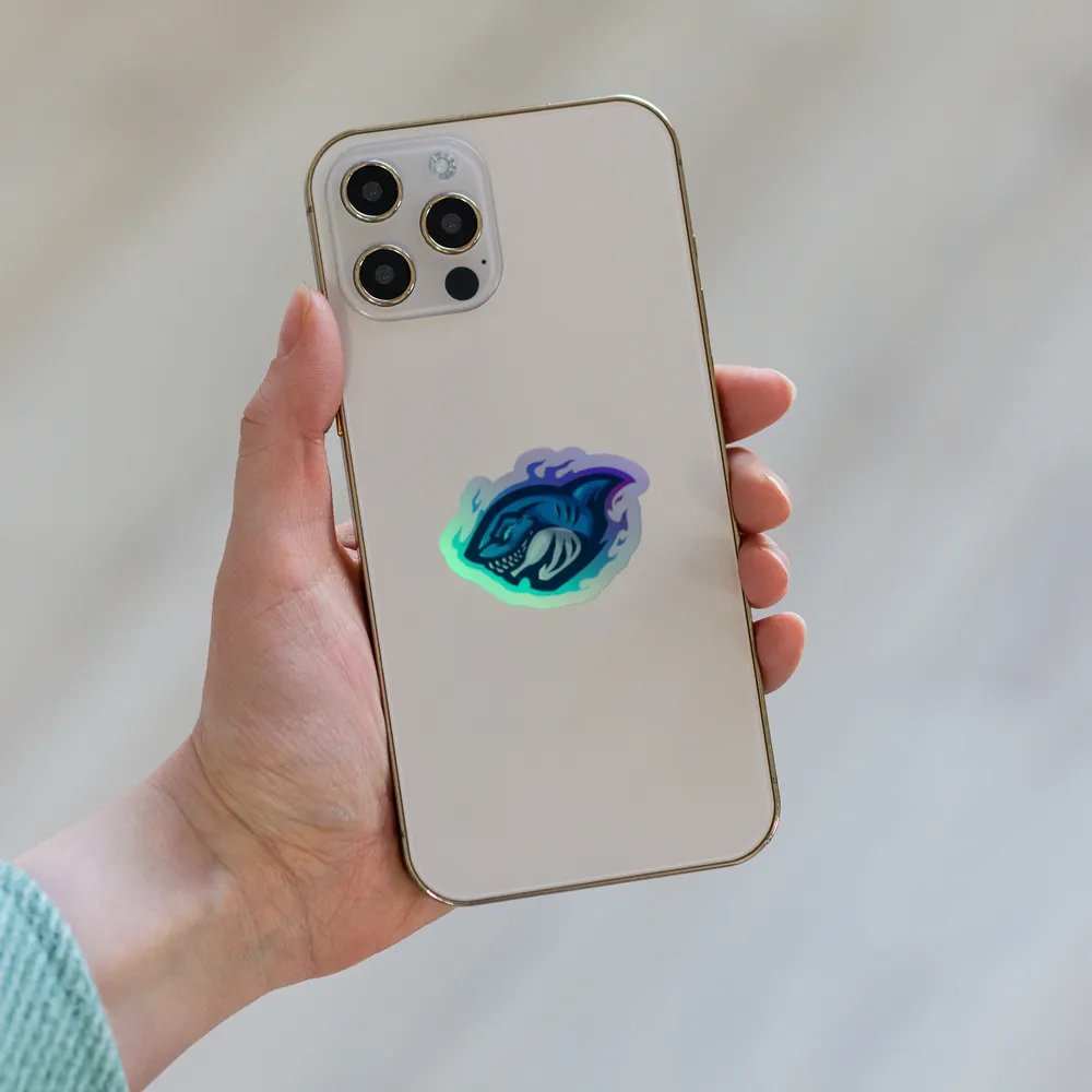 Col20 Shark Holographic Sticker product image (6)