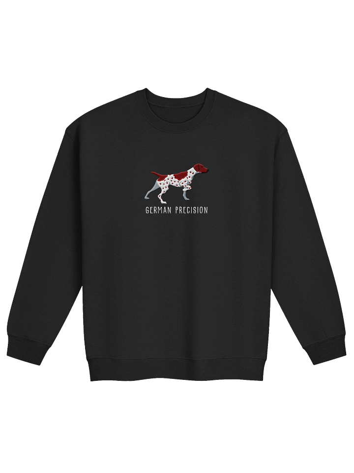German Precision Sweatshirt (Embroidered) of a German Shorthaired Pointer(Liver & White) product image (4)