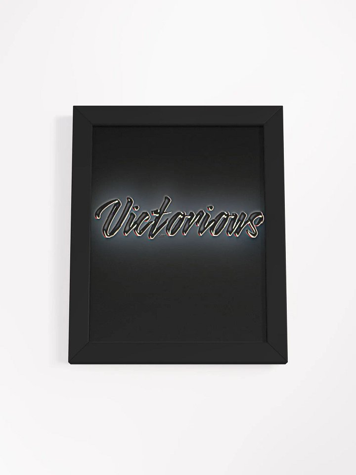 Victorious - Framed - Black - High-Quality Poster product image (1)