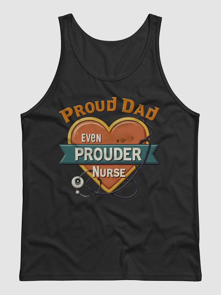 Proud Nurse Dad Stethoscope Tank product image (2)