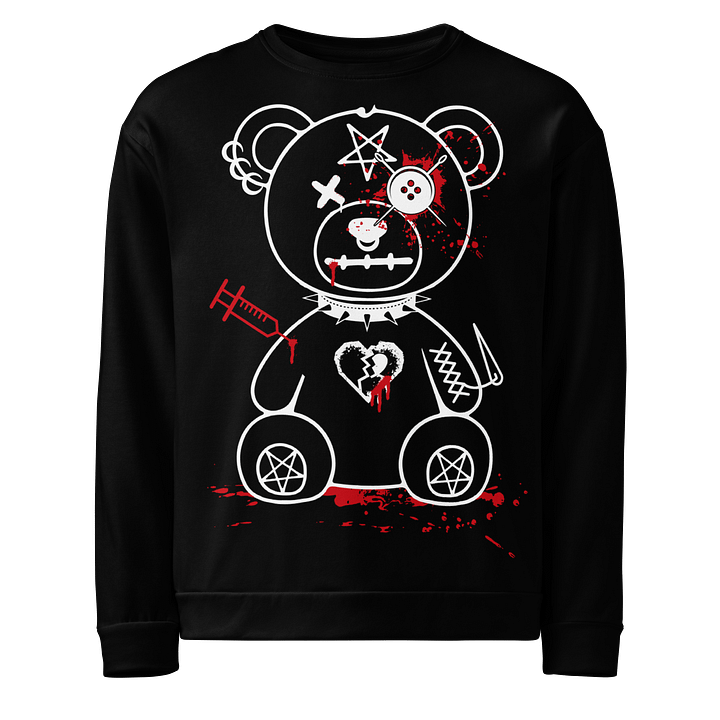 Gothic Teddy Nightmare Unisex Sweatshirt product image (1)