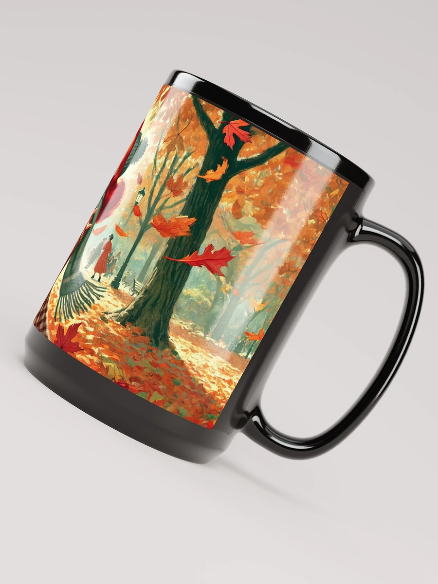 Autumn Joy Black Glossy Mug product image (5)