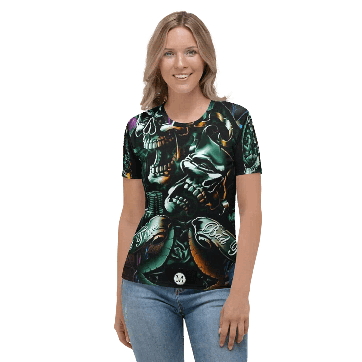 LowRider Smile Now Cry Later Women's Crew Neck T-Shirt product image (2)