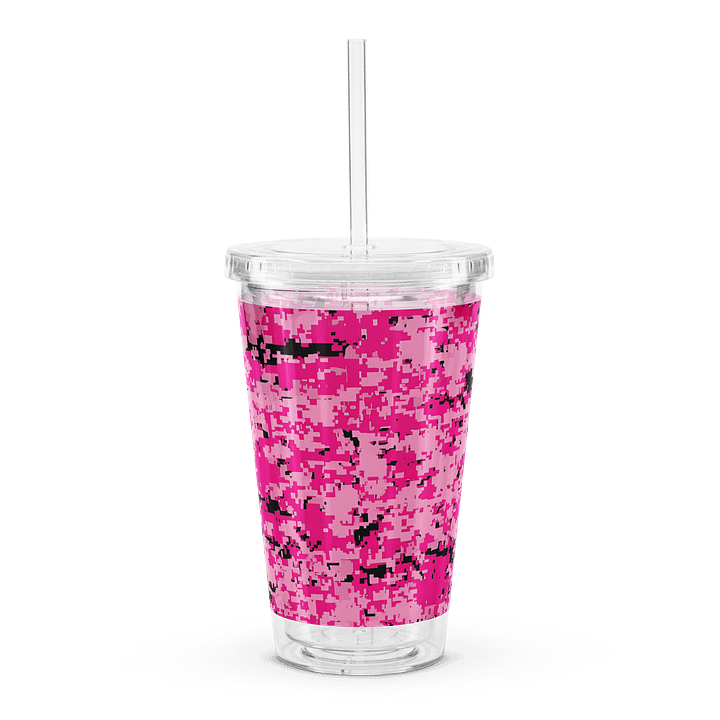 Pixelated Pink Camo Double Wall Tumbler product image (2)