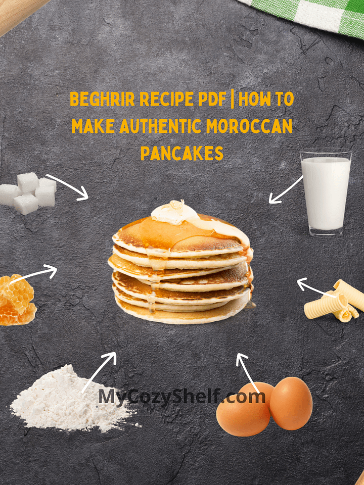 Beghrir Recipe PDF How to Make Authentic Moroccan Pancakes product image (1)