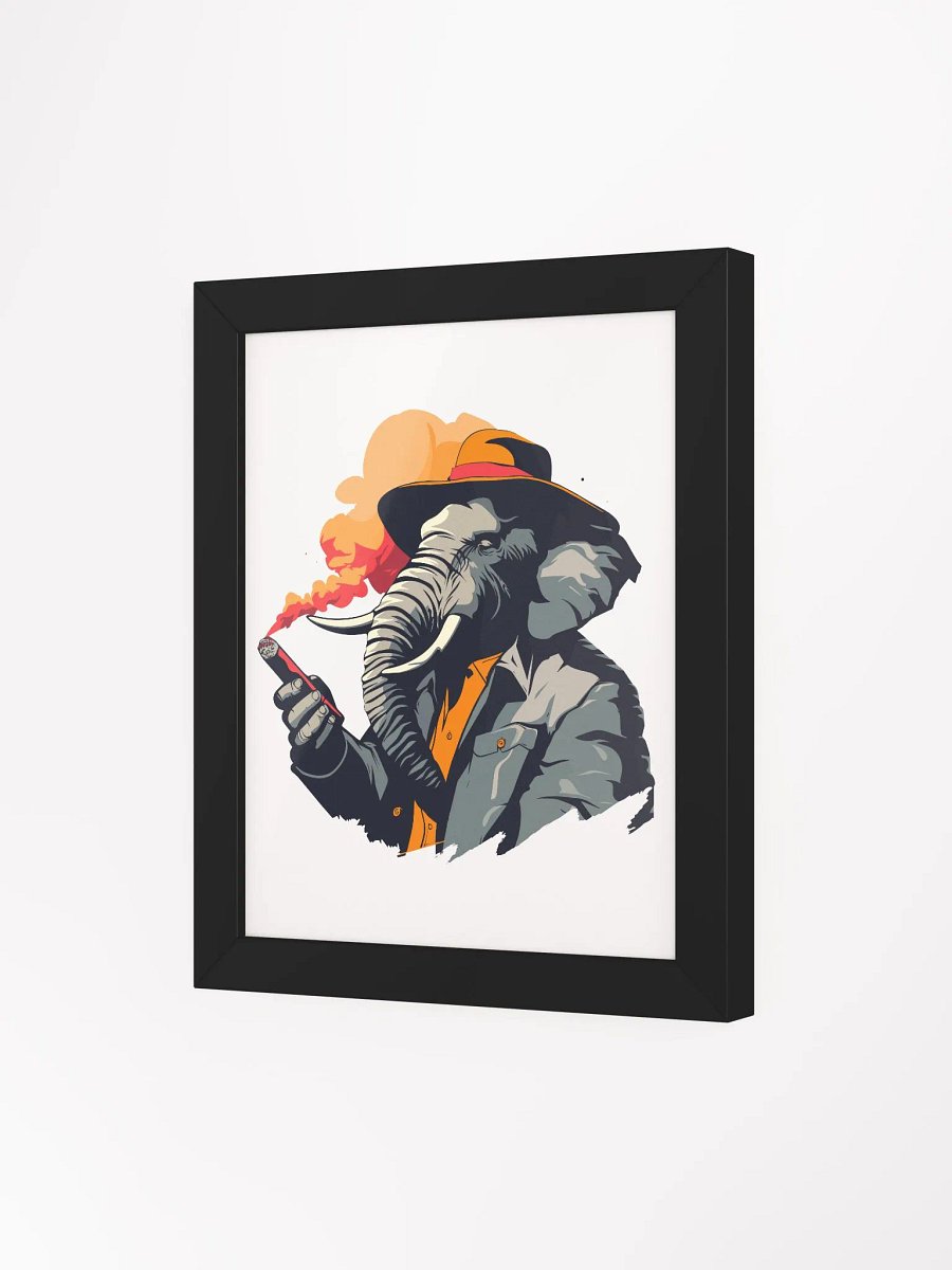 Badass Elephant - Framed Matte Poster product image (74)