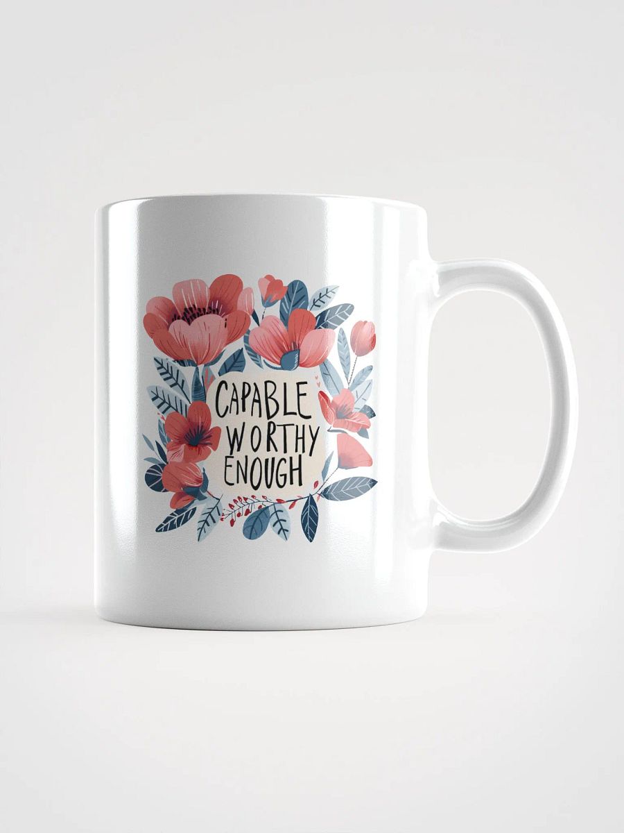 Capable Worthy Enough Coffee Mug product image (1)