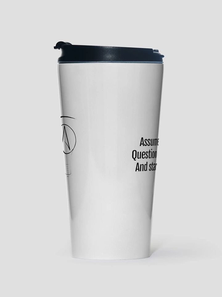 TTA logo Stainless Steel Travel Mug with slogan product image (1)