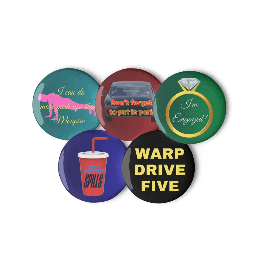 Warp Drive Five Button Set #3 product image (4)