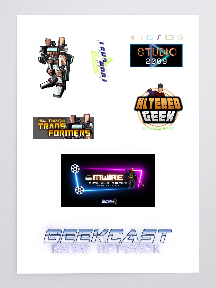 Geeky Podcast Stickers product image (3)