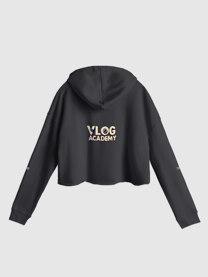 Vlog Academy Independent Trading Co. Women’s Lightweight Cropped Hoodie product image (7)