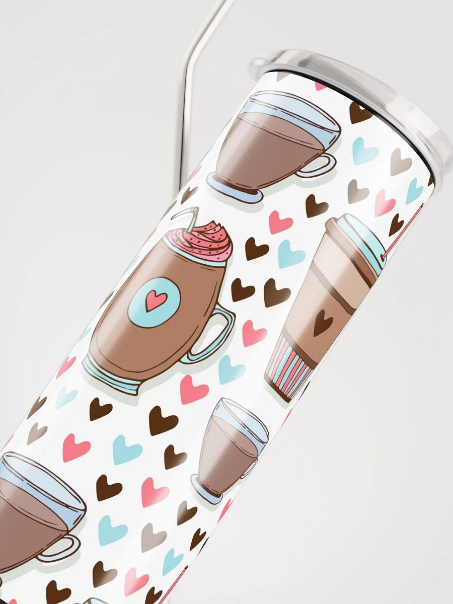 Heartfelt Sips Stainless Steel Tumbler product image (9)