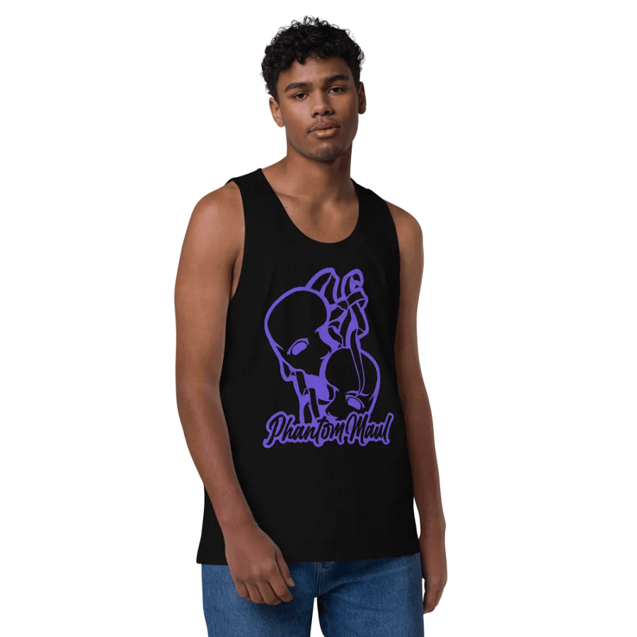Dark Purple Big Logo Men's Tank Top product image (20)