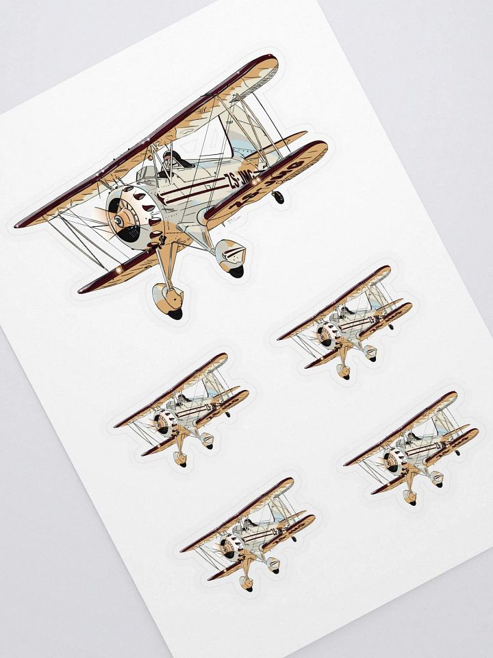 Waco Classic YMF-5 ZS-JMG Aviation Art Sticker product image (1)