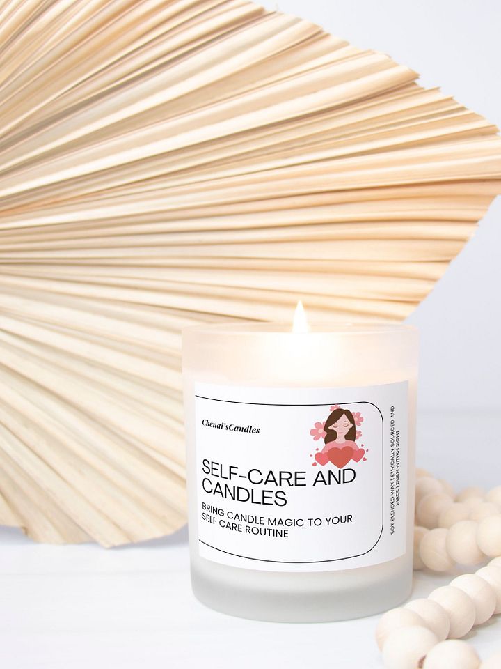 Wellness Self Care frosted candle product image (2)
