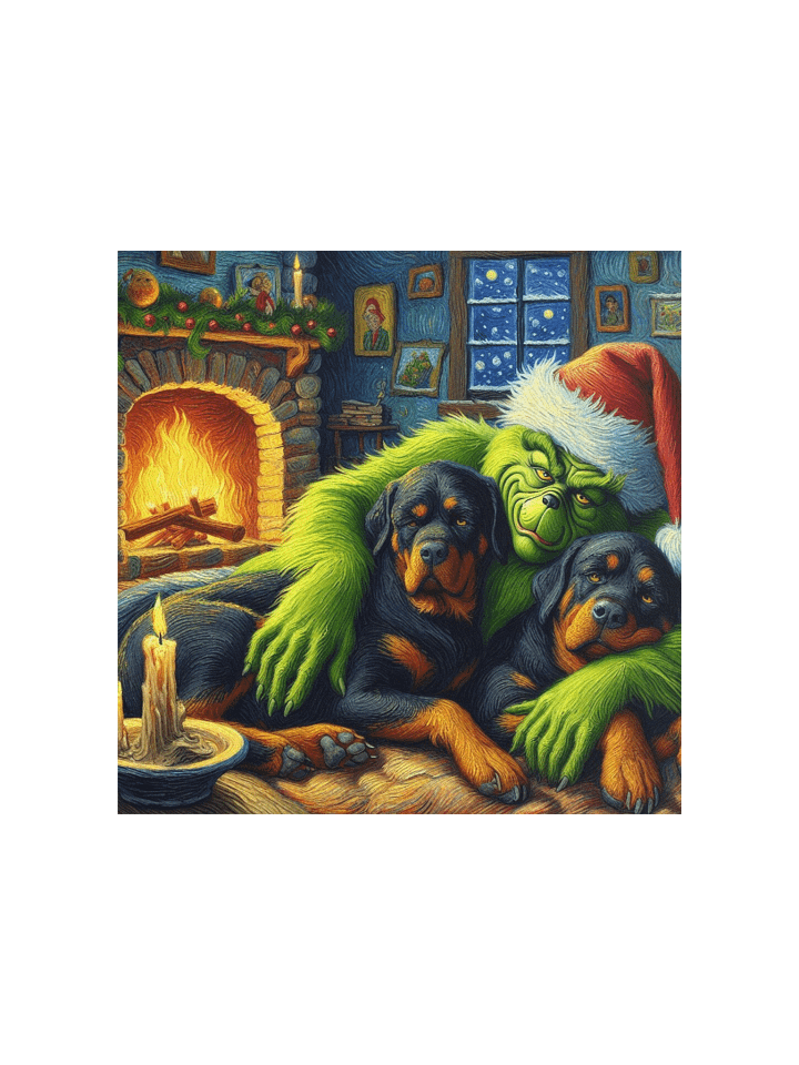 Grinch who stole Rottweilers Matte Poster product image (3)