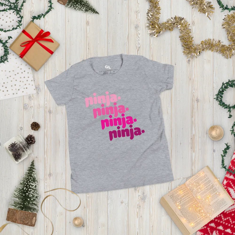 Quad Ninja Kids Tee: Pink product image (6)