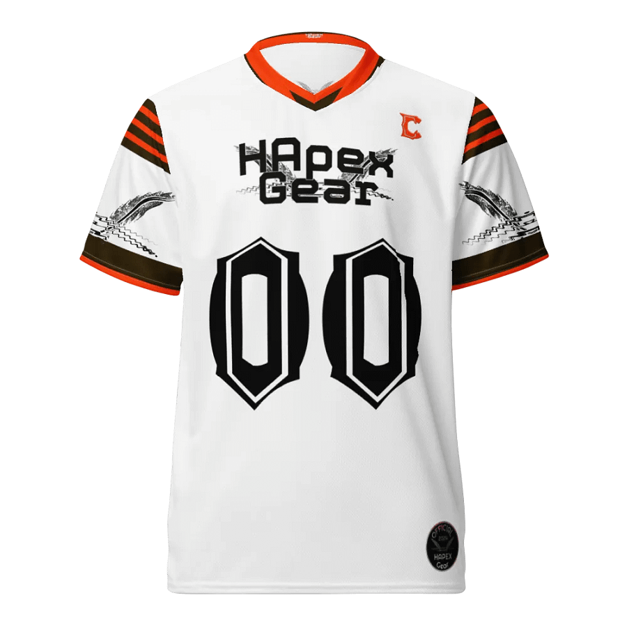 Uncle Buck - White - Recycled Unisex Sports Jersey - Black HApex Gear Black Logo product image (3)