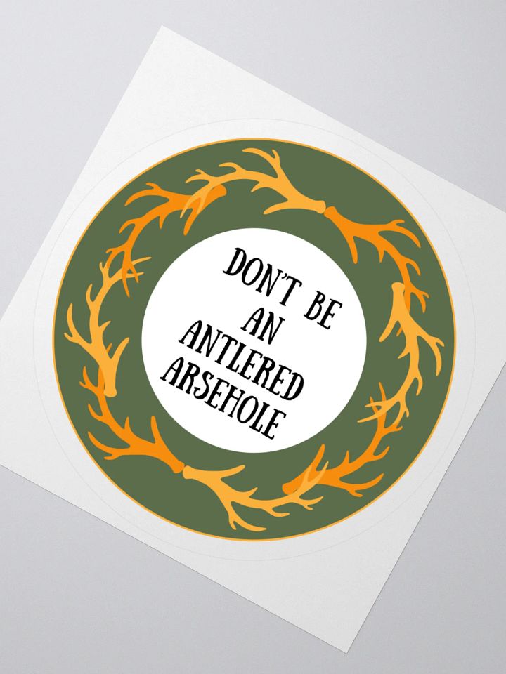 Stag Man Reprimand Sticker product image (6)